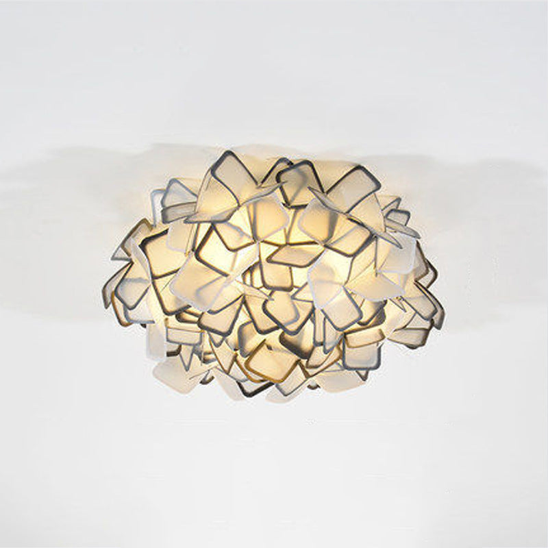 Lámparas de montaje empotrado Blossom, luces de techo contemporáneas de plástico, montaje empotrado