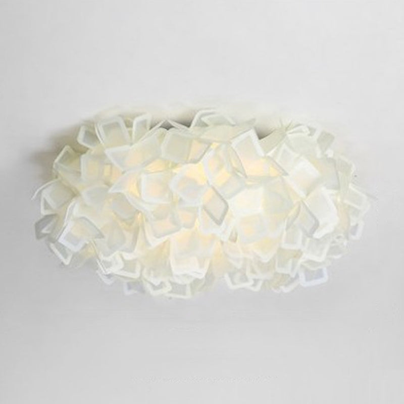 Lámparas de montaje empotrado Blossom, luces de techo contemporáneas de plástico, montaje empotrado