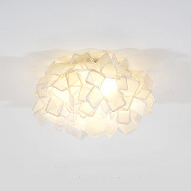 Lámparas de montaje empotrado Blossom, luces de techo contemporáneas de plástico, montaje empotrado