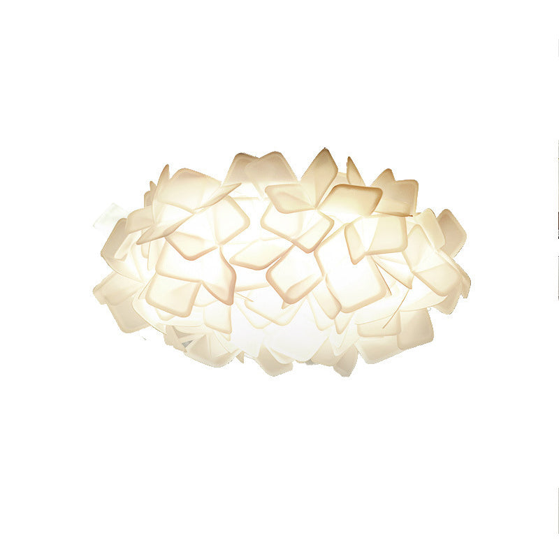 Lámparas de montaje empotrado Blossom, luces de techo contemporáneas de plástico, montaje empotrado