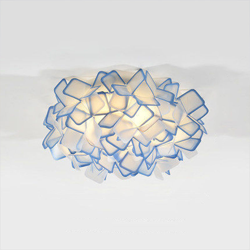 Lámparas de montaje empotrado Blossom, luces de techo contemporáneas de plástico, montaje empotrado