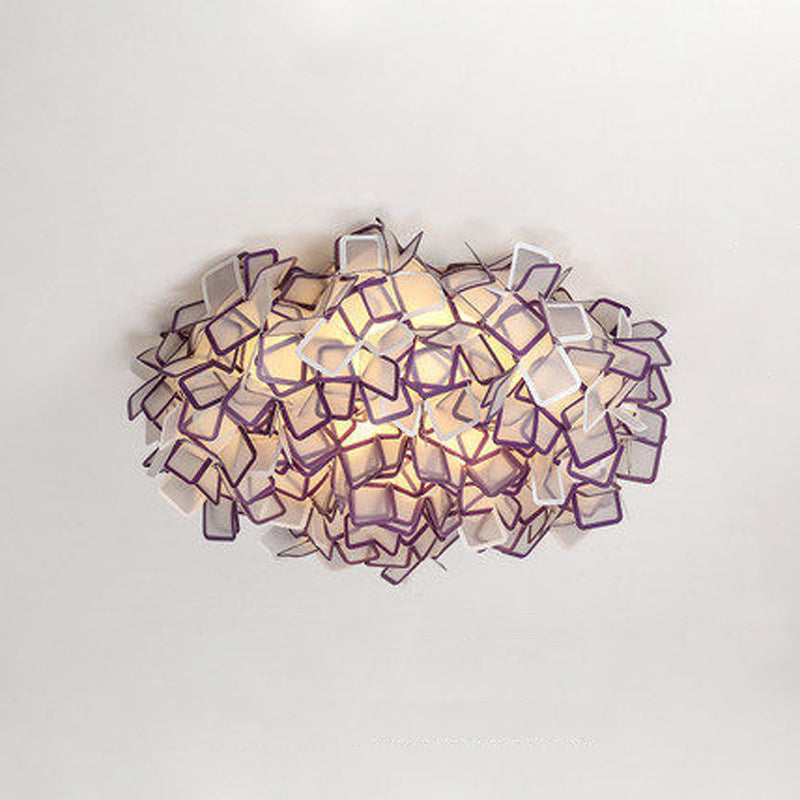 Blossom Flush Mount Light Fixtures Plastic Contemporary Ceiling Lights Flush Mount