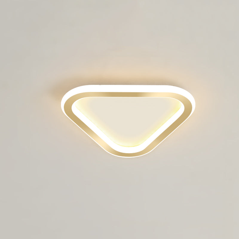 Plafonnier LED Ultra-mince à 1 lumière, nouveau plafonnier moderne en fer pour couloir