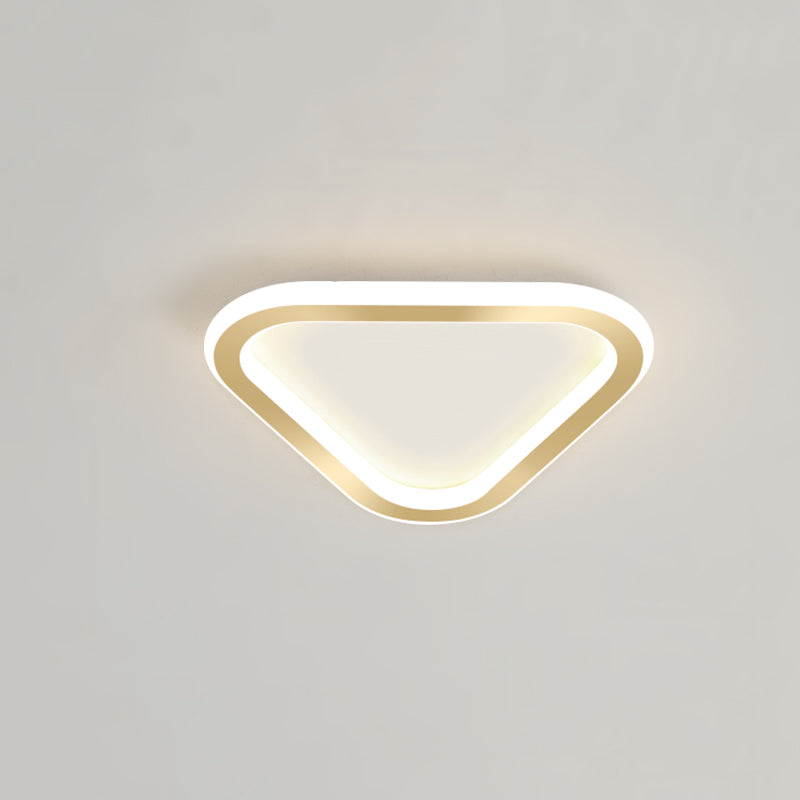 Plafonnier LED Ultra-mince à 1 lumière, nouveau plafonnier moderne en fer pour couloir