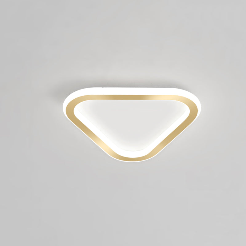 Plafonnier LED Ultra-mince à 1 lumière, nouveau plafonnier moderne en fer pour couloir