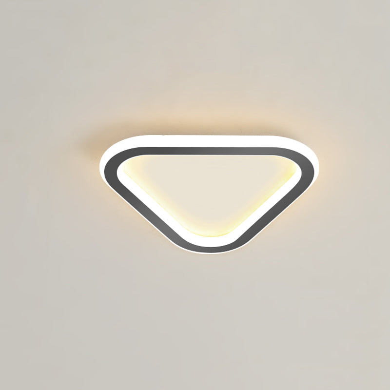 Plafonnier LED Ultra-mince à 1 lumière, nouveau plafonnier moderne en fer pour couloir