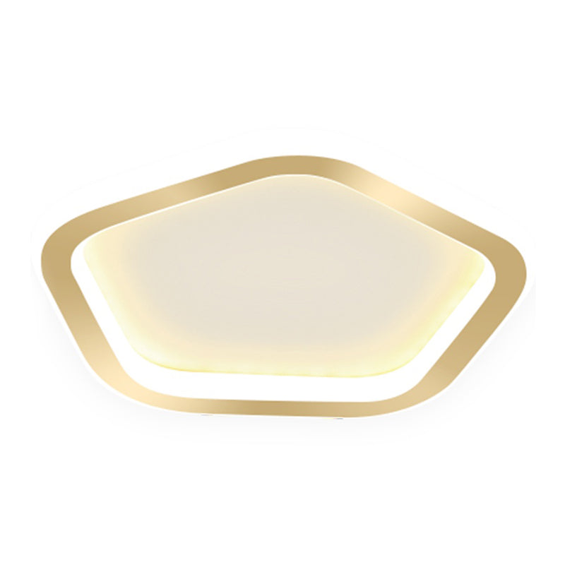Plafonnier LED Ultra-mince à 1 lumière, nouveau plafonnier moderne en fer pour couloir