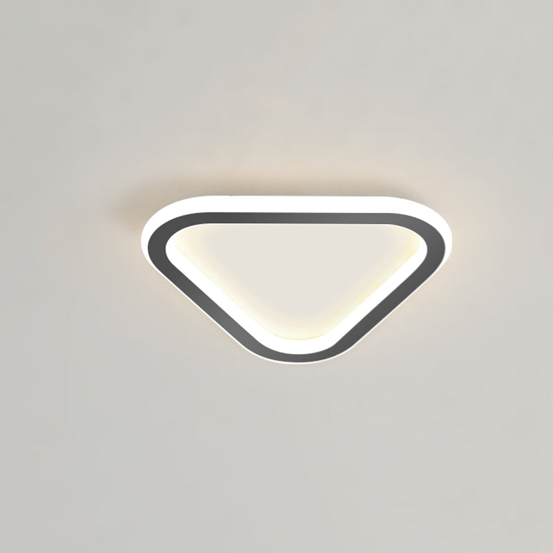 Plafonnier LED Ultra-mince à 1 lumière, nouveau plafonnier moderne en fer pour couloir