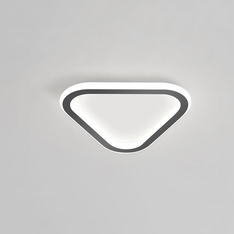 Plafonnier LED Ultra-mince à 1 lumière, nouveau plafonnier moderne en fer pour couloir