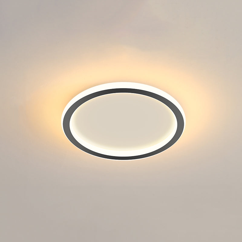 Plafonnier LED Ultra-mince à 1 lumière, nouveau plafonnier moderne en fer pour couloir