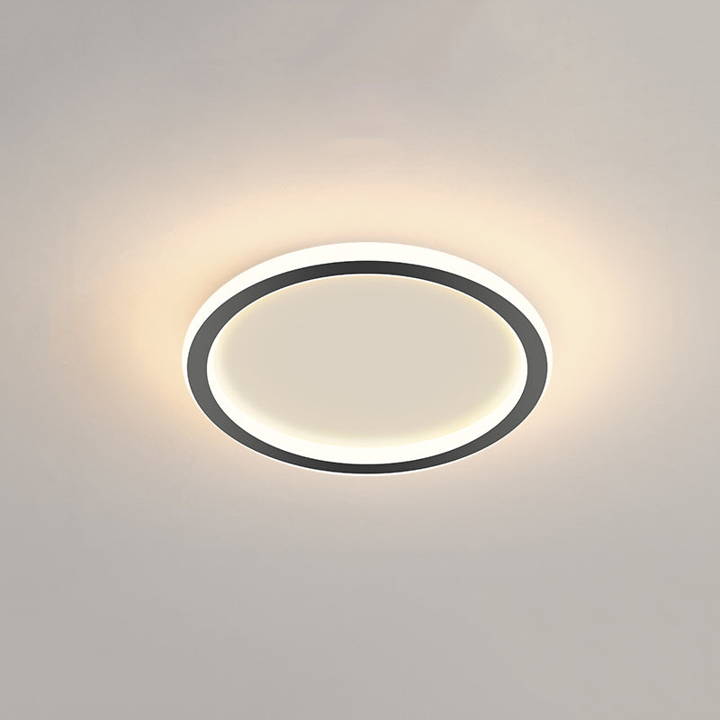 Plafonnier LED Ultra-mince à 1 lumière, nouveau plafonnier moderne en fer pour couloir