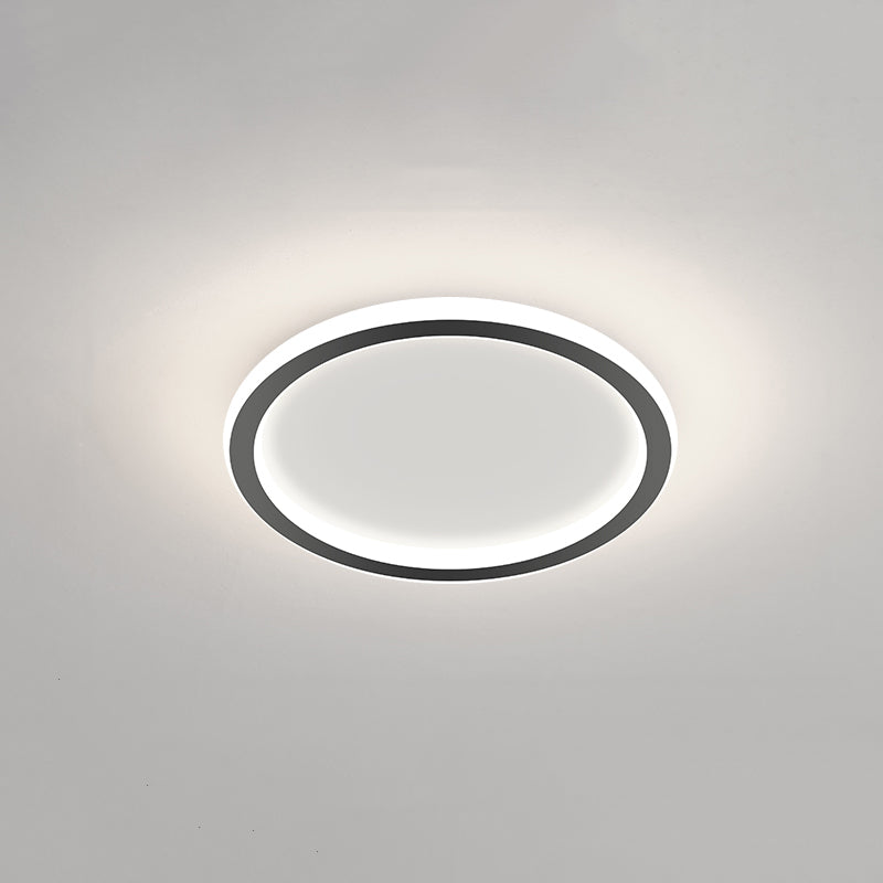 Plafonnier LED Ultra-mince à 1 lumière, nouveau plafonnier moderne en fer pour couloir