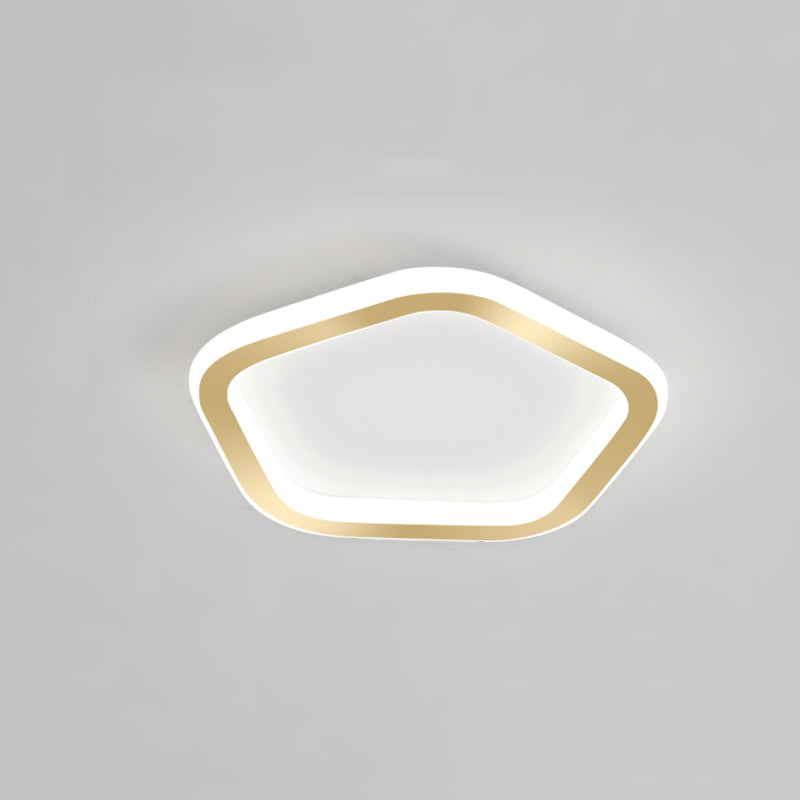 Plafonnier LED Ultra-mince à 1 lumière, nouveau plafonnier moderne en fer pour couloir