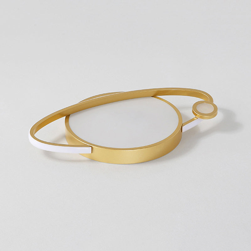 Lámparas de techo empotradas modernas de acrílico con luz empotrada Saturno para dormitorio