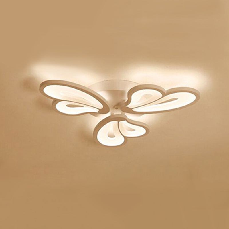 Floral Flush Mount Ceiling Light Acrylique Modern Simplicity Flush Mount Ceiling Light for Bedroom