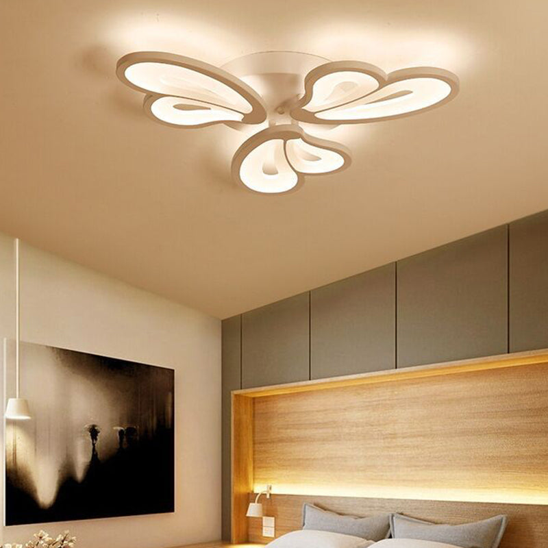Floral Flush Mount Ceiling Light Acrylique Modern Simplicity Flush Mount Ceiling Light for Bedroom