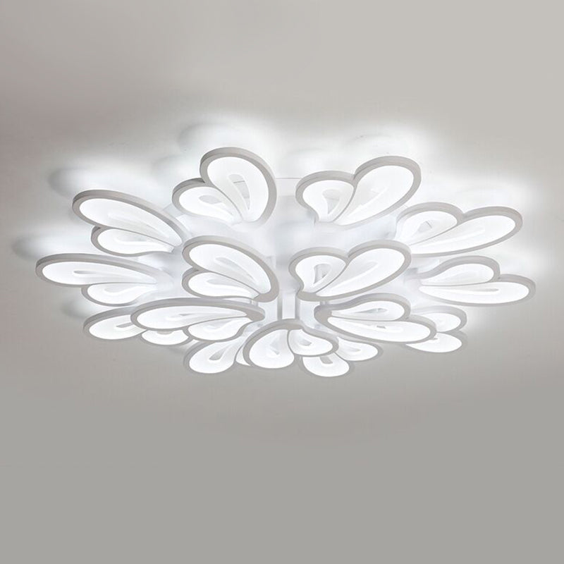 Floral Flush Mount Ceiling Light Acrylique Modern Simplicity Flush Mount Ceiling Light for Bedroom