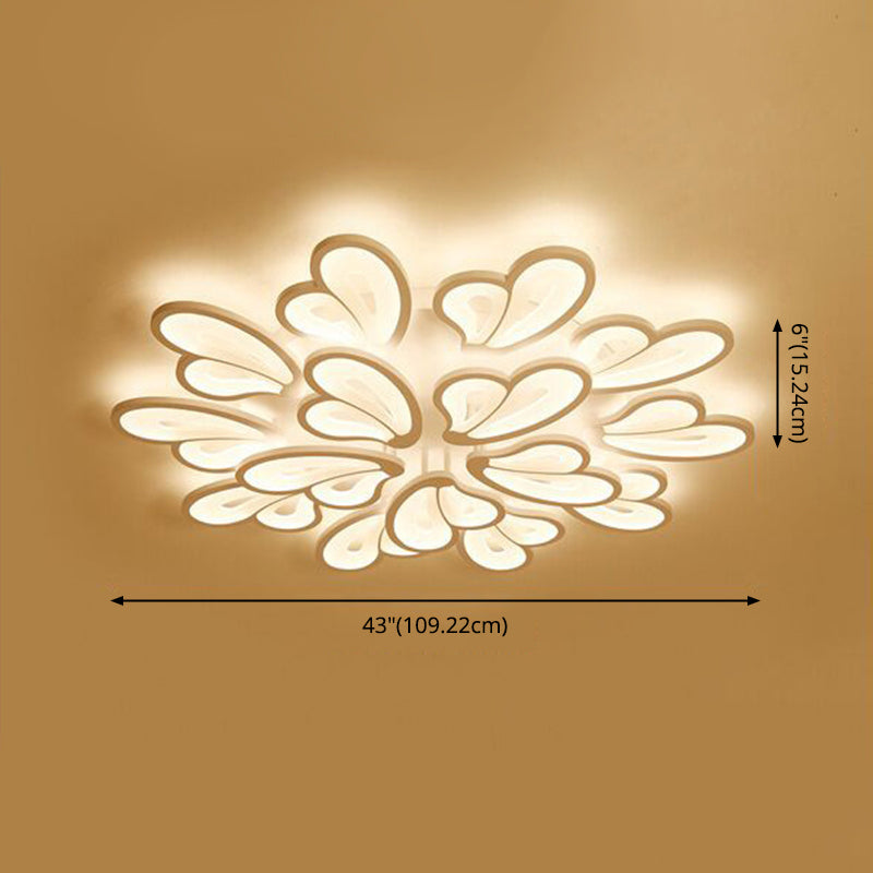 flush mount ceiling light organic modern