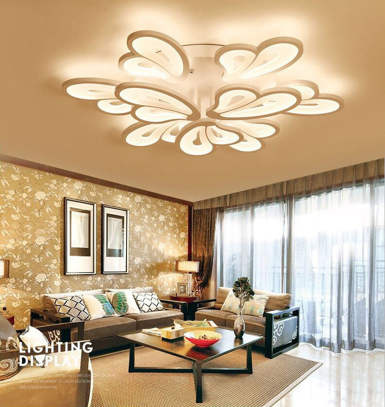 Floral Flush Mount Ceiling Light Acrylique Modern Simplicity Flush Mount Ceiling Light for Bedroom