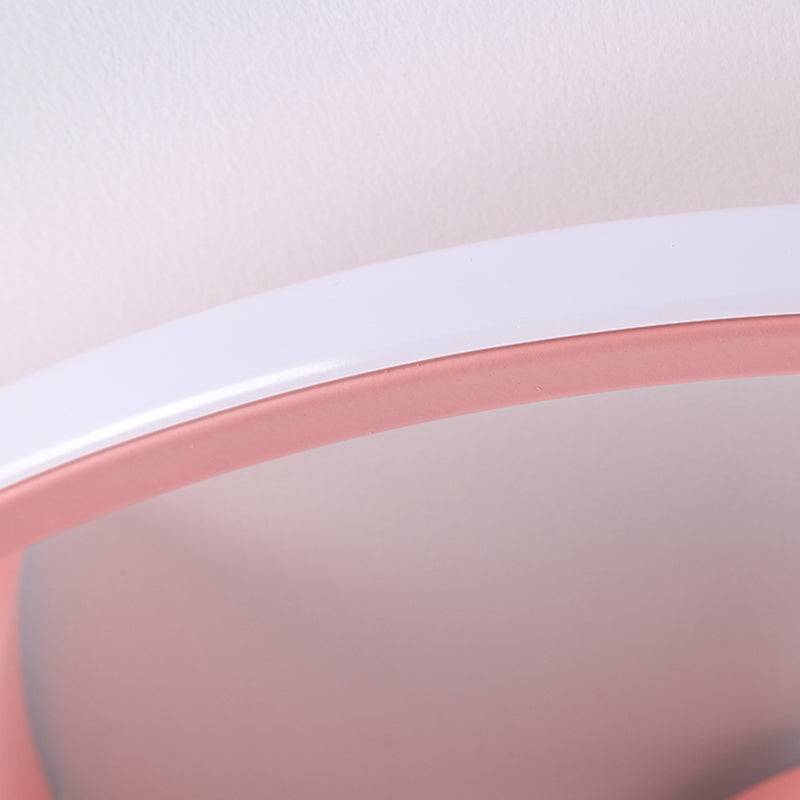 Chambre d'enfant Plafonnier Lumière Fille Chambre Maternelle Allée Olphin Papillon Dessin Animé Mignon Créatif Rose Lampes de Protection des Yeux