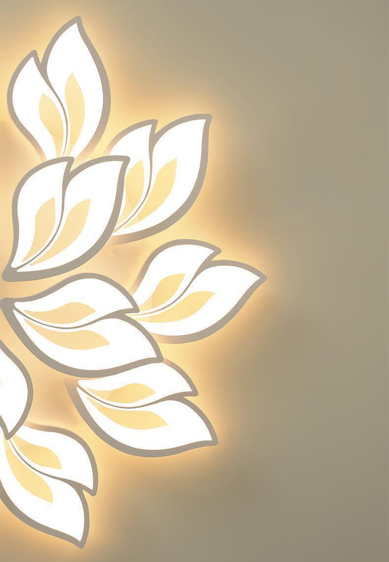 Bloom plafonnier encastré acrylique simplicité moderne plafonnier encastré pour chambre à coucher