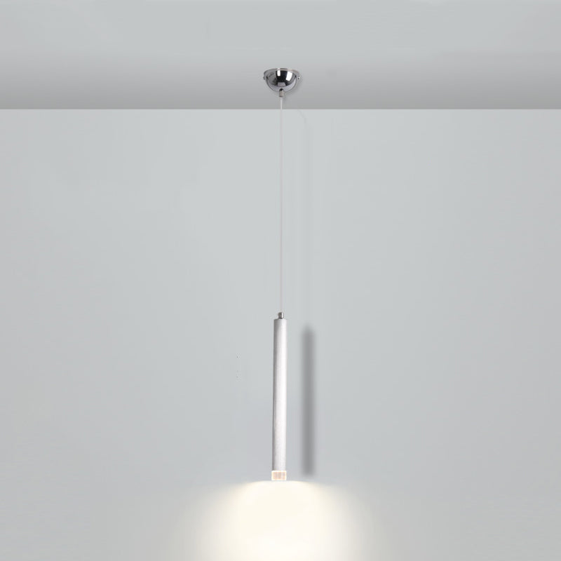 Minimalisme LED cylindrique Light Light moderne style Long Strip Éclairage de bande avec abat-jour en cristal