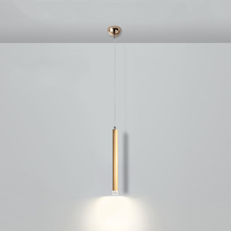 Minimalisme LED cylindrique Light Light moderne style Long Strip Éclairage de bande avec abat-jour en cristal