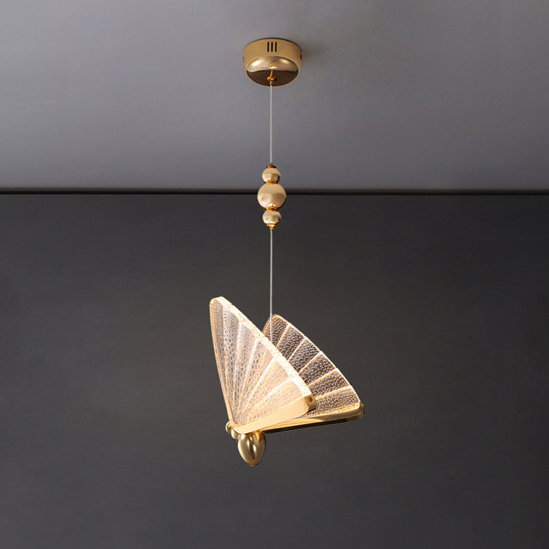8.6 "brede acryl vlinder hangend licht leuntstijl eenvoud verlichtingsarmatuur voor coffeeshop restaurant