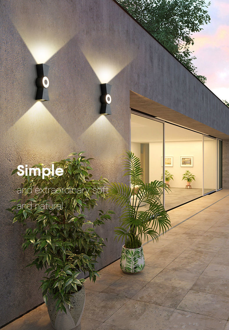 Chinese Knot Shaped Creative LED Wall Lamp Modern Simplicity Style Ambiance Decorative Wall Sconce for Courtyard Aisle