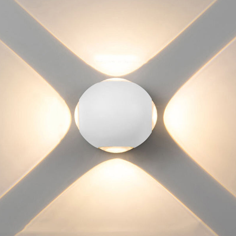 Simplicity Style LED Wall Lamp Aluminum + PVC Lens Home Decorative Ambiance Wall Sconce in Warm White Light