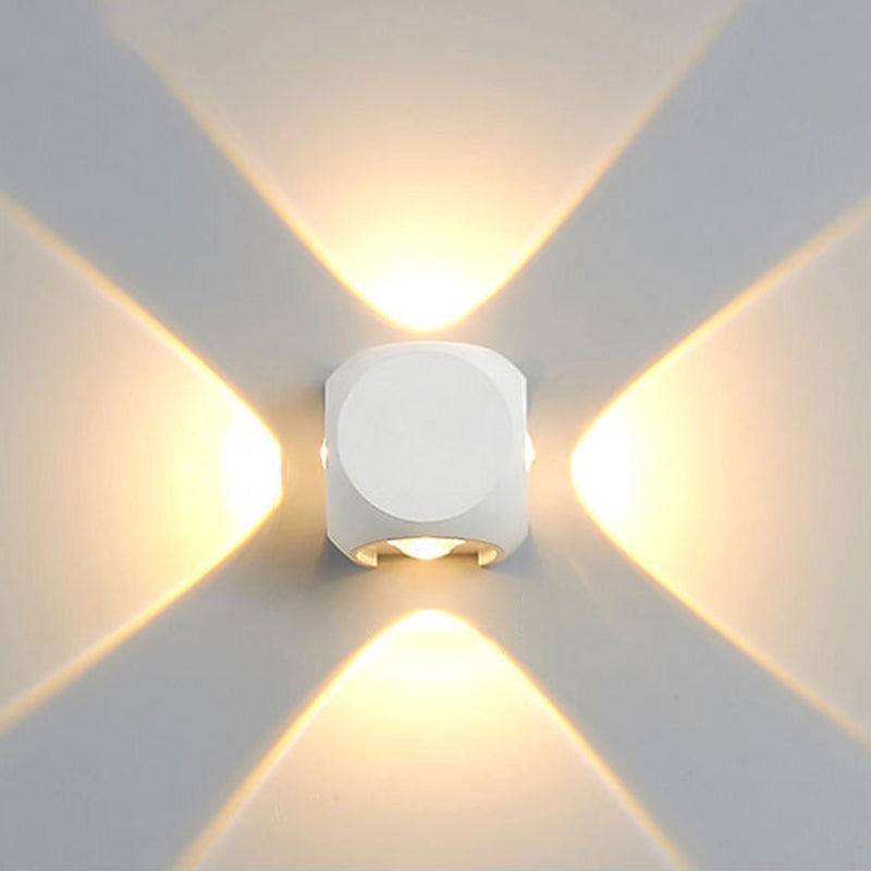 Simplicity Style LED Wall Lamp Aluminum + PVC Lens Home Decorative Ambiance Wall Sconce in Warm White Light