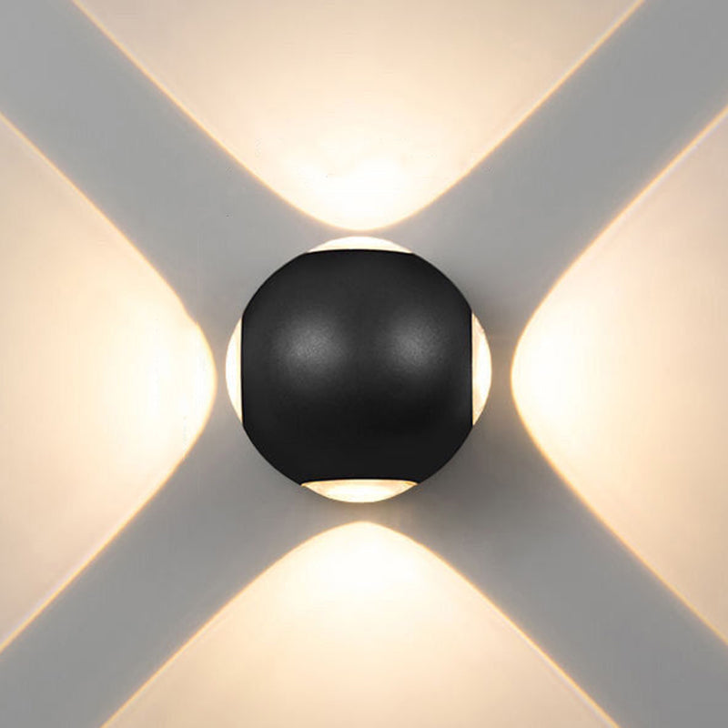 Simplicity Style LED Wall Lamp Aluminum + PVC Lens Home Decorative Ambiance Wall Sconce in Warm White Light