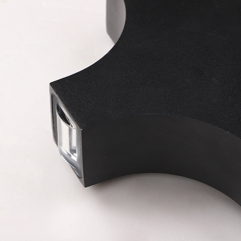 Viga en forma de X lámpara de pared LED creativa estilo accesorio de iluminación contemporánea para interiores y exteriores