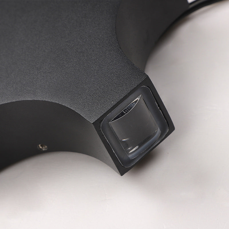 Viga en forma de X lámpara de pared LED creativa estilo accesorio de iluminación contemporánea para interiores y exteriores