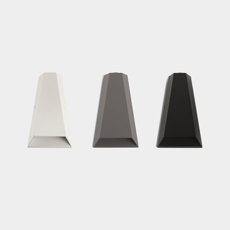 Modern Minimalist Style Geometric Up and Down LED Wall Sconce Metal Sconces