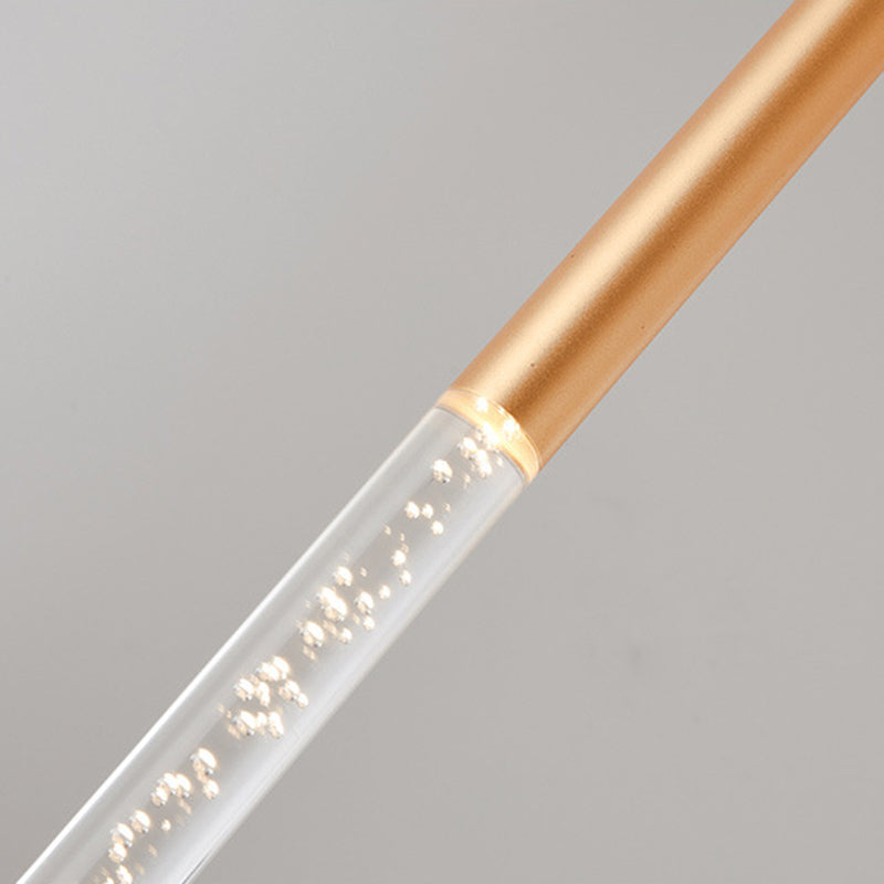 Blasenrohr -Federung Licht moderne Acrylschlafzimmer LED Hängende Leuchte