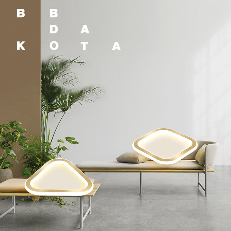 Plafonnier LED Ultra-mince à 1 lumière, nouveau plafonnier moderne en fer pour couloir