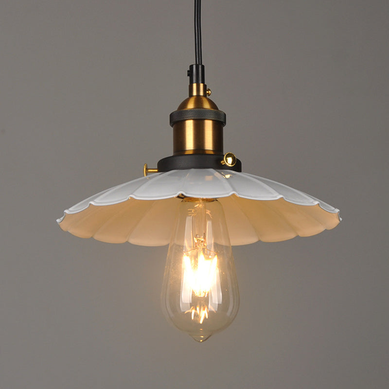 Industriële klassieke geschulpte hanglamp smeed smeedijzeren hangend licht voor commerciële plaats