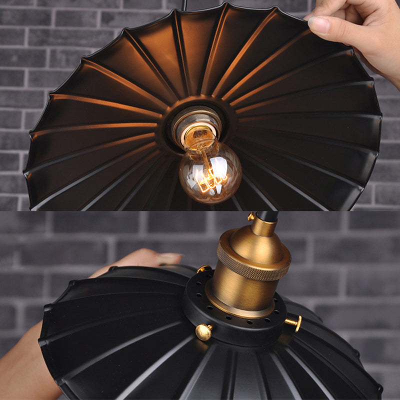 Industriële klassieke geschulpte hanglamp smeed smeedijzeren hangend licht voor commerciële plaats