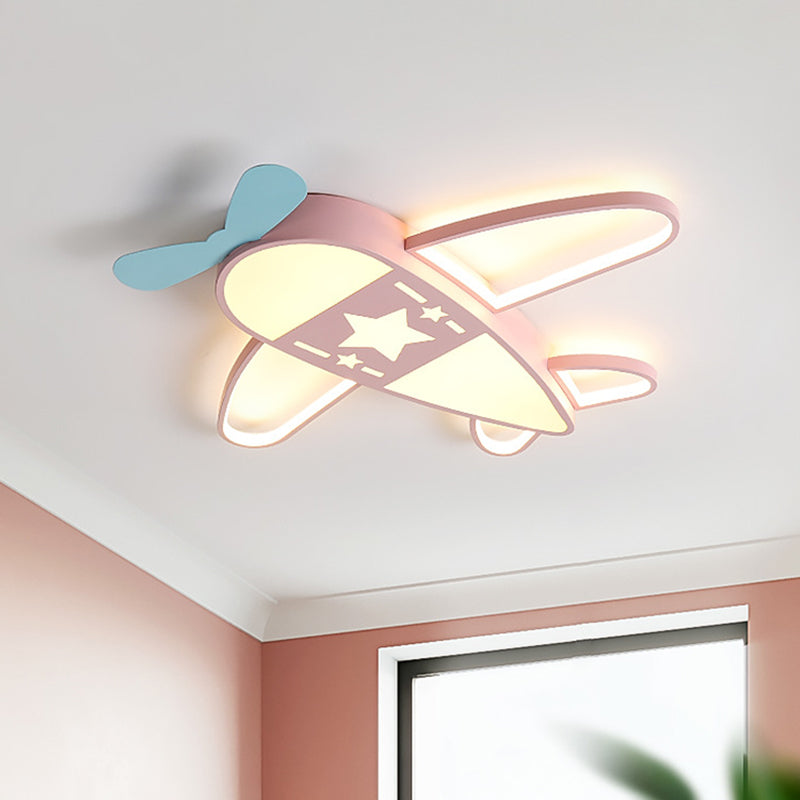 Vliegtuiginbouwverlichtingsarmaturen 1 licht acryl cartoon inbouw plafondlamp