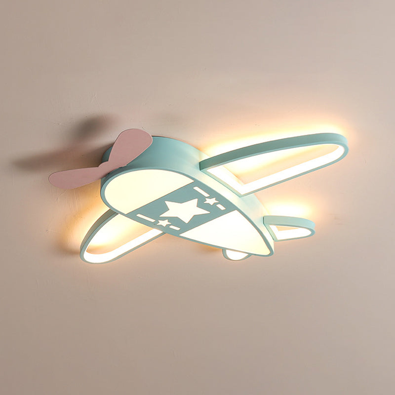 Vliegtuiginbouwverlichtingsarmaturen 1 licht acryl cartoon inbouw plafondlamp