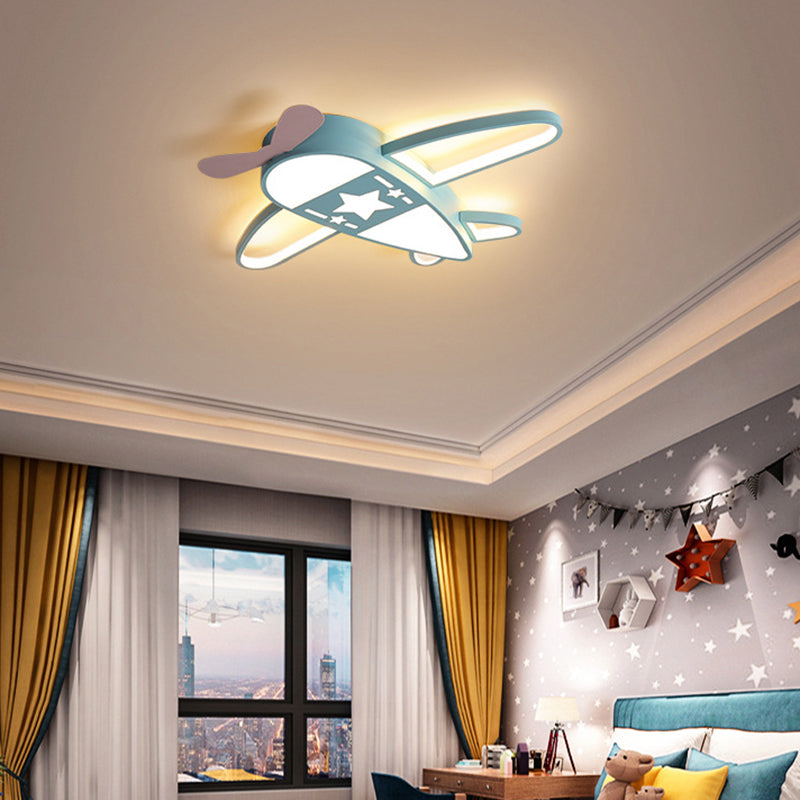 Vliegtuiginbouwverlichtingsarmaturen 1 licht acryl cartoon inbouw plafondlamp
