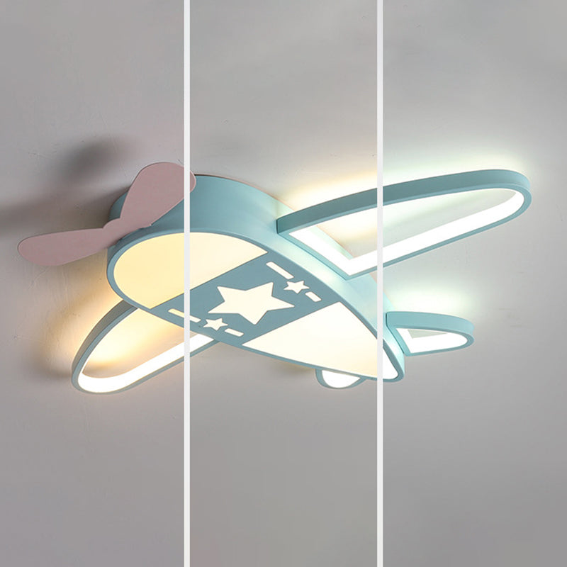 Vliegtuiginbouwverlichtingsarmaturen 1 licht acryl cartoon inbouw plafondlamp