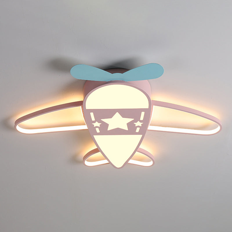 Vliegtuiginbouwverlichtingsarmaturen 1 licht acryl cartoon inbouw plafondlamp