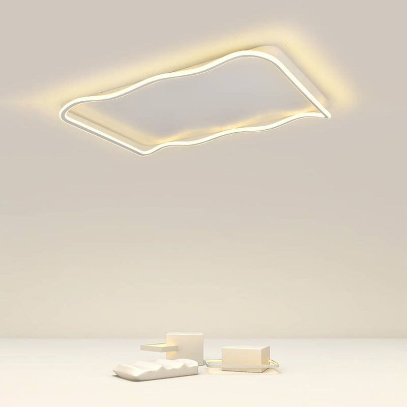 1-Licht geometrische moderne Flush-Leuchte LED Metall Deckenleuchte für Schlafzimmer