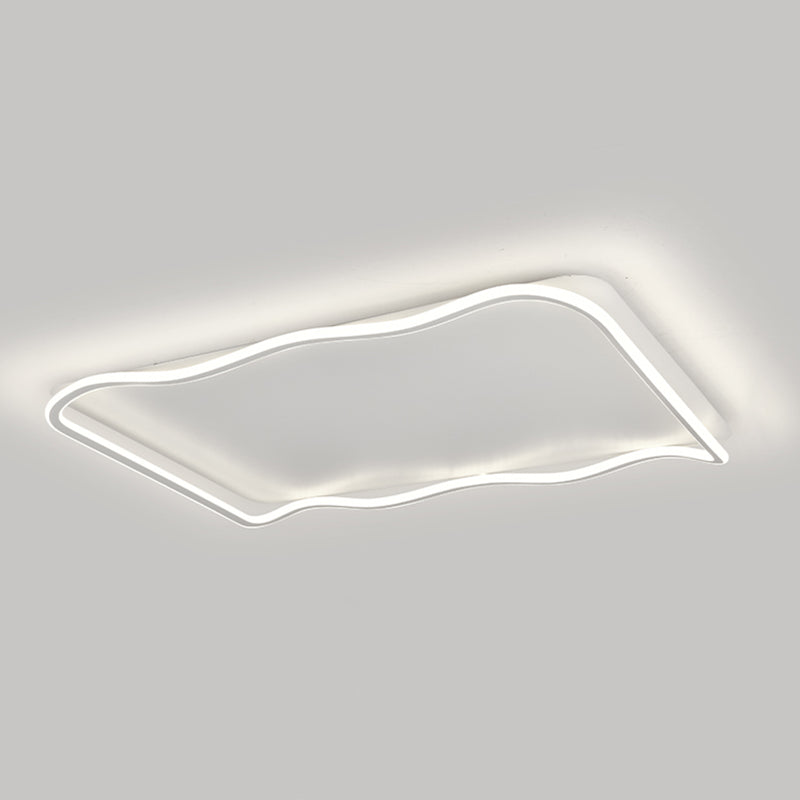 1-Licht geometrische moderne Flush-Leuchte LED Metall Deckenleuchte für Schlafzimmer