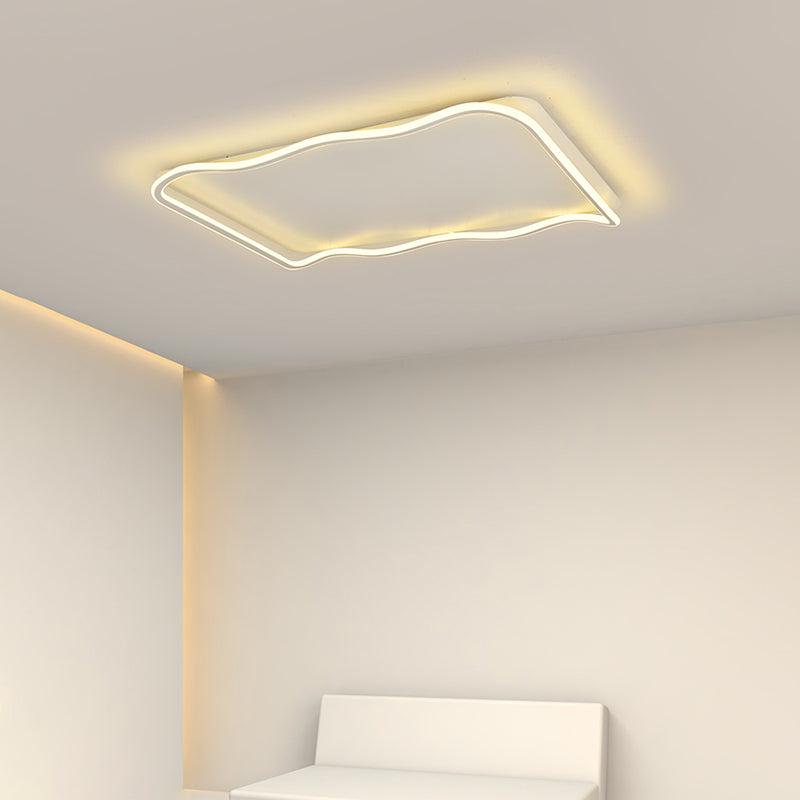 1-Licht geometrische moderne Flush-Leuchte LED Metall Deckenleuchte für Schlafzimmer