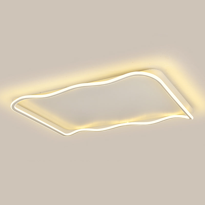 1-Licht geometrische moderne Flush-Leuchte LED Metall Deckenleuchte für Schlafzimmer