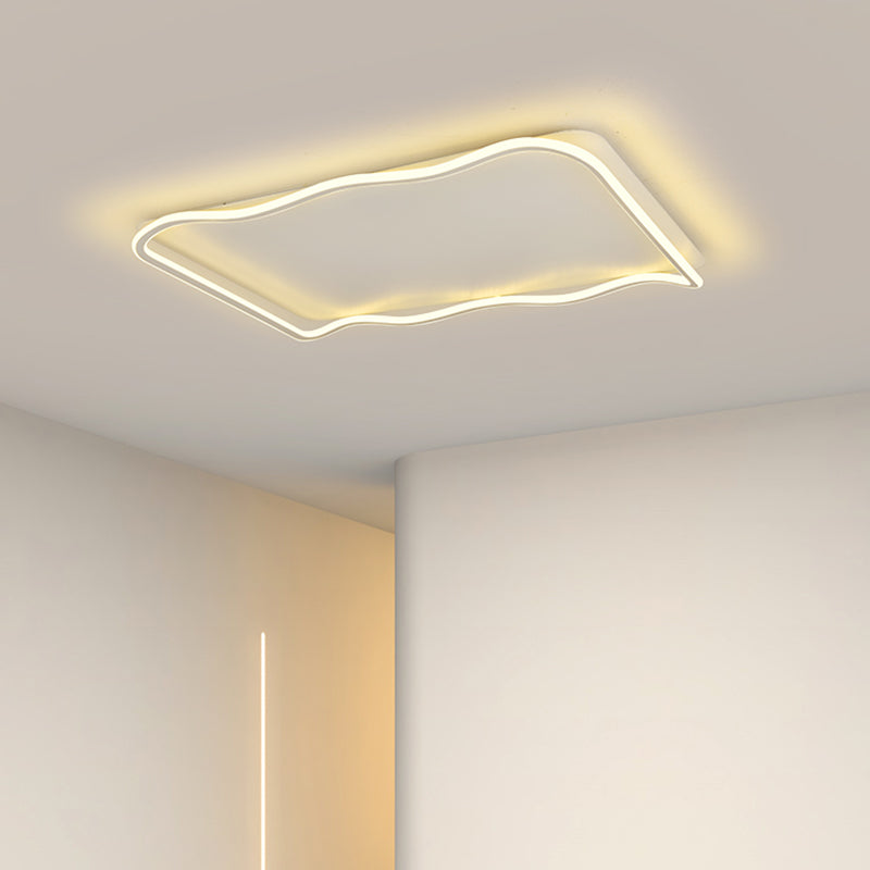 1-Licht geometrische moderne Flush-Leuchte LED Metall Deckenleuchte für Schlafzimmer
