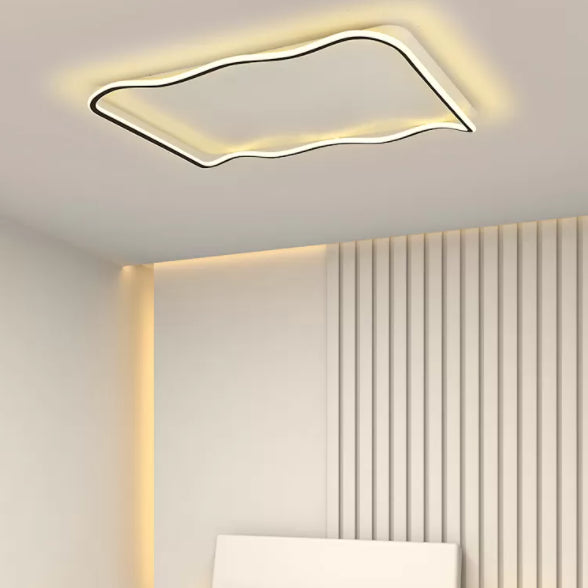 1-Licht geometrische moderne Flush-Leuchte LED Metall Deckenleuchte für Schlafzimmer